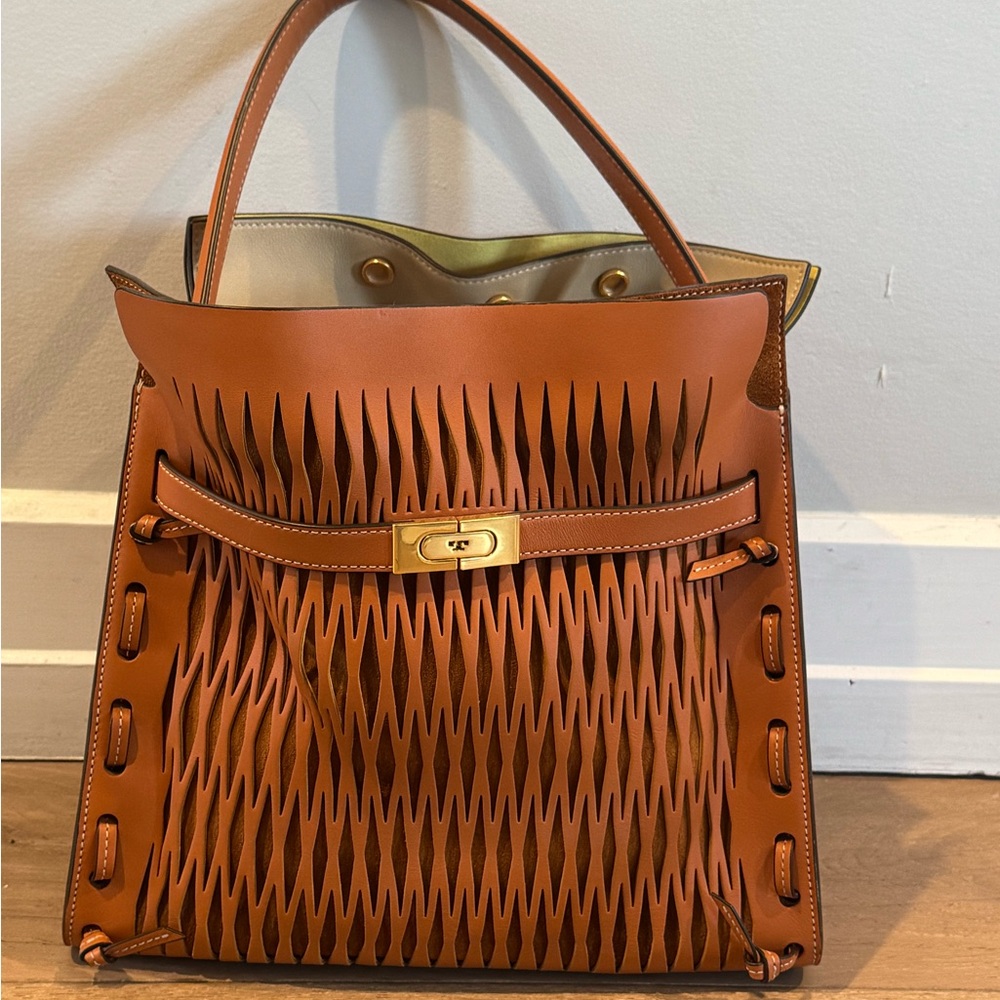Tori Burch Tan Leather Women's Bag